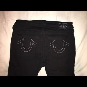 Black true religion jeans